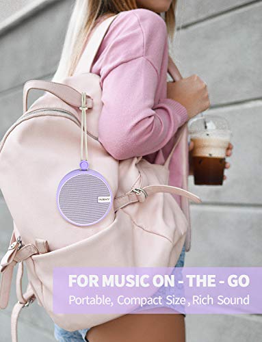 Purple Waterproof Bluetooth Speaker for Kayak, Beach