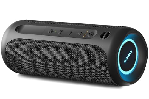25W Portable Bluetooth Speaker, IPX7 Waterproof, Stereo Sound