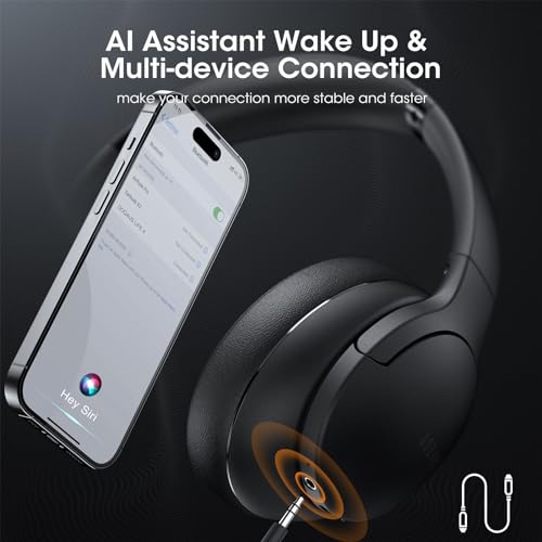 DOQAUS Bluetooth Over-Ear Headphones - 90H Playtime