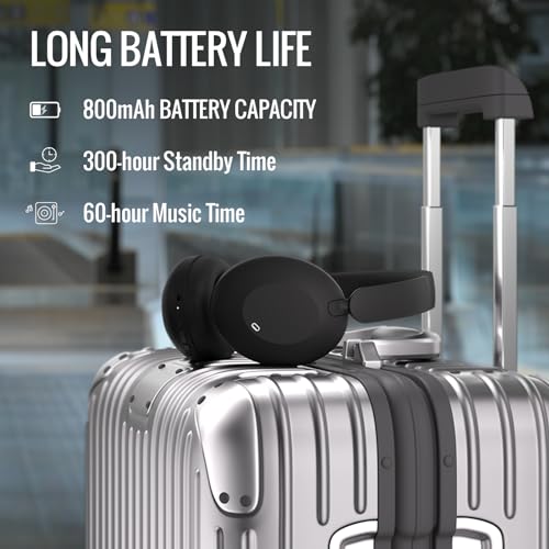 Pointcinco Active Noise Canceling Headphones, Over Ear Bluetooth