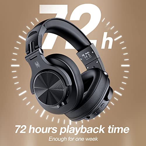 OneOdio A70 Bluetooth Over Ear Headphones - Black