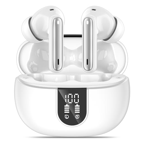 Bluetooth 5.3 Earbuds, 40Hrs Playtime, Deep Bass
