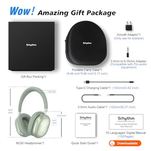 Srhythm NiceComfort Noise Cancelling Bluetooth Headset