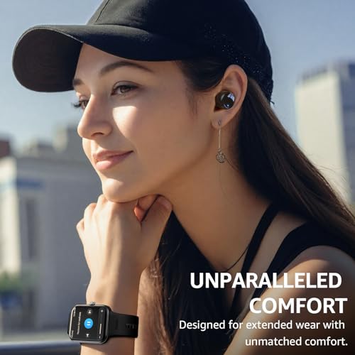 TOZO T6 Wireless Earbuds - Bluetooth 5.3, Ergonomic Design