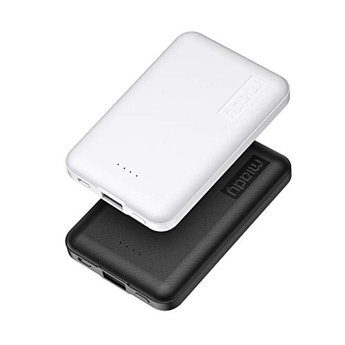 Miady Mini Portable Charger, 2-Pack, 5000mAh Capacity