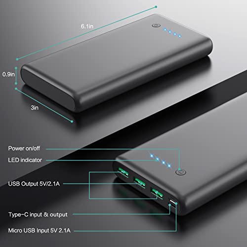 High-capacity Portable Charger for iPhone and Android