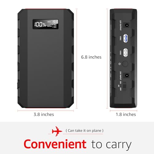 Portable Laptop Charger with AC Outlet, Travel Power Bank