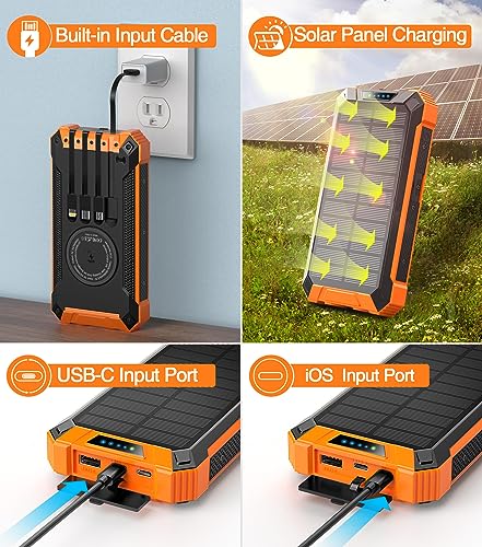 36000mAh Wireless Portable Charger with 6 Outputs