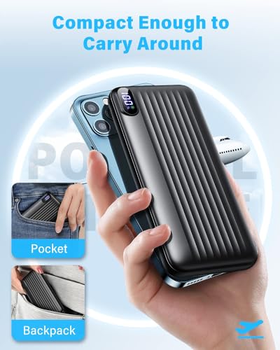 Portable Charger with Fast Charging for iPhone and Galaxy