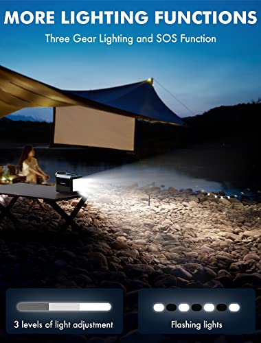 MARBERO Portable Power Bank with AC Outlet: Peak 120W/110V