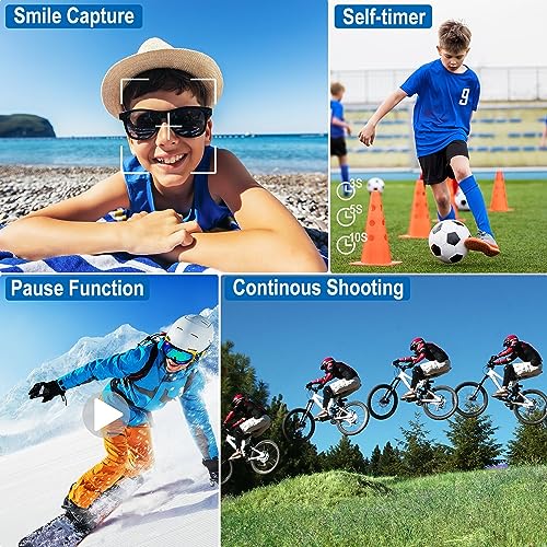 Compact 4K Digital Camera with 16X Zoom