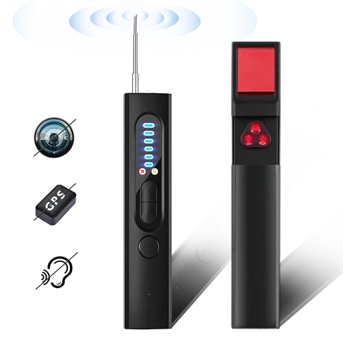 Wireless Hidden Camera & GPS Detector, 5-Sensitivity Privacy Scanner