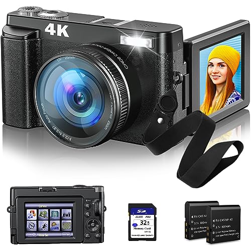 Compact 4K Camera for Travel Photography and Vlogging