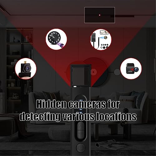 Wireless Hidden Camera & GPS Detector, 5-Sensitivity Privacy Scanner