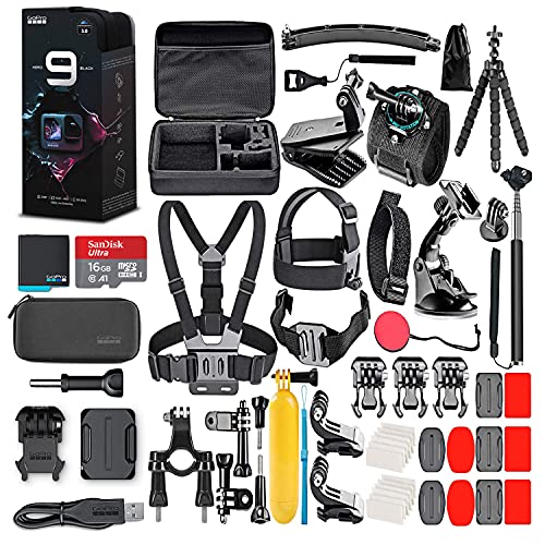 HERO9 Black - Waterproof Action Camera & Accessory Kit