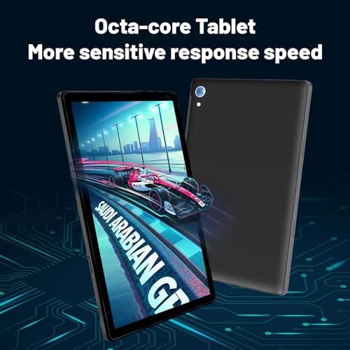 10.1" Octa-Core Android Tablet, 8+128GB, Dual Cameras, Google Certified