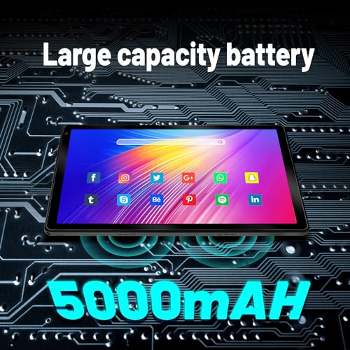 10.1" Octa-Core Android Tablet, 8+128GB, Dual Cameras, Google Certified