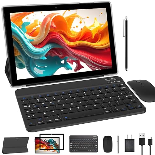 Tablet and Keyboard Bundle 10 inch Android Tablet