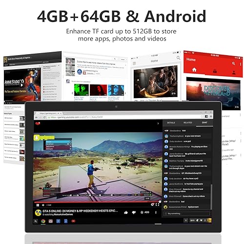 Tablet and Keyboard Bundle 10 inch Android Tablet