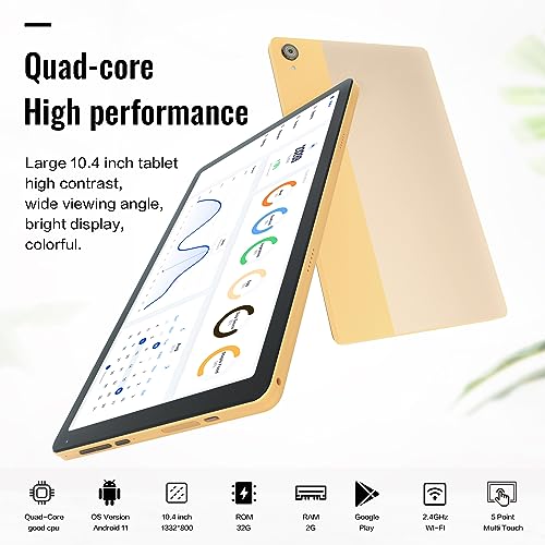 10.4" Android Tablet with Quad Core, 32 GB