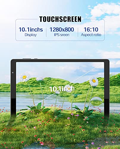 BAKEN 10.1" Android Tablets, 32GB ROM, 256GB SD Card