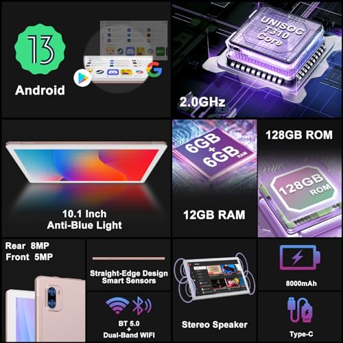 10" Tablet + 12GB RAM + 128GB ROM + Accessories