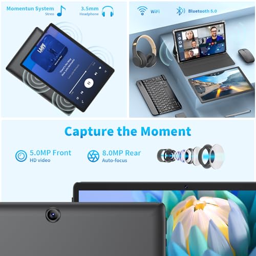 10 Inch Android 12 Tablet + Accessories (Pink)