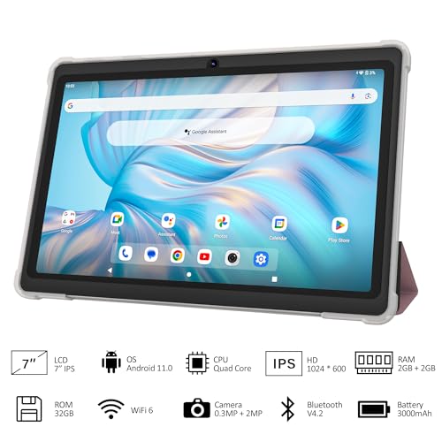 VOLENTEX 7" Android Tablet with 32GB Storage
