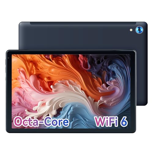 Octa-Core Android Tablet, 10" with WiFi, Bluetooth, Dual Camera (Black)