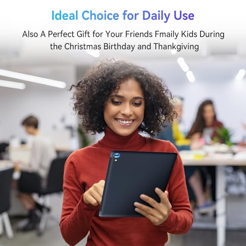 Octa-Core Android Tablet, 10" with WiFi, Bluetooth, Dual Camera (Black)