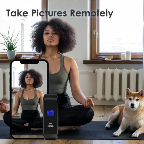 Waterproof Fitness Tracker for Android & iOS (Black)