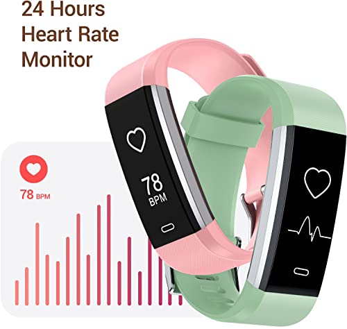 POIUZET Fitness Tracker - Heart Rate, Sleep Monitor