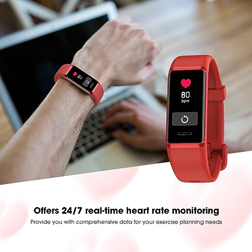 LIVIKEY Fitness Tracker with Heart Rate and Sleep Monitoring
