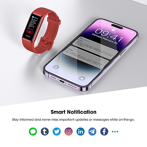 LIVIKEY Fitness Tracker with Heart Rate and Sleep Monitoring