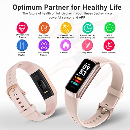 Step Counter Fitness Tracker with Heart Rate and Sleep Tracker