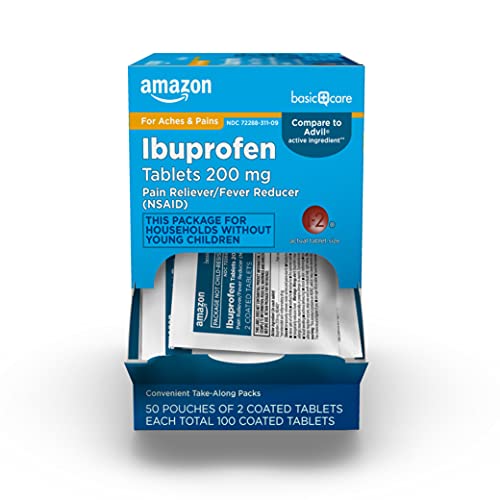 Basic Care Ibuprofen Tablets - 200mg, 100 Count