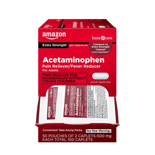 Extra Strength Acetaminophen Caplet - 500 mg, 100 Count