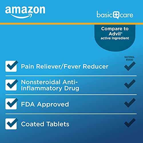 Basic Care Ibuprofen Tablets - 200mg, 100 Count