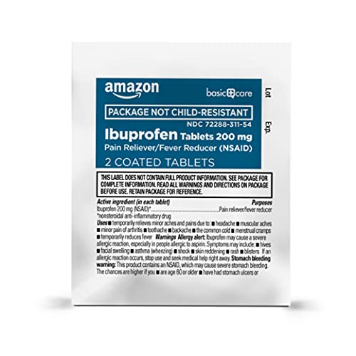 Basic Care Ibuprofen Tablets - 200mg, 100 Count