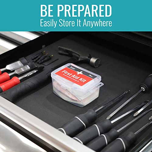Convenient Portable First-Aid Kit, Minor Cuts, Water-Resistant