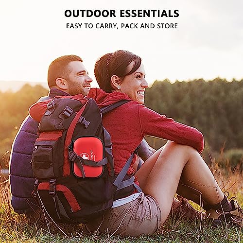 120 Piece Mini First Aid Kit - Waterproof Shell