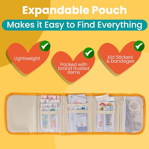 Kid Joy Travel First Aid Kit - 75 Pieces