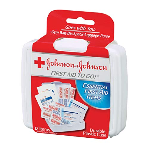 Johnson & Johnson First Aid Kit (12-Piece Set)