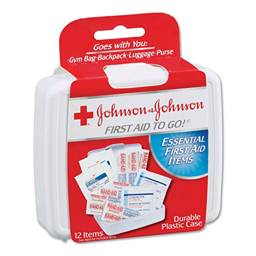 Johnson & Johnson First Aid Kit (12-Piece Set)