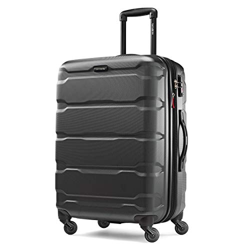 Black Samsonite Omni PC Hardside Luggage, 24" Medium