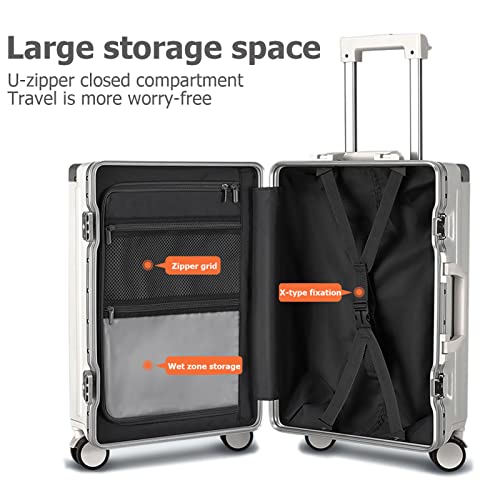 Aluminium Hardside Spinner Wheel Luggage with TSA lock