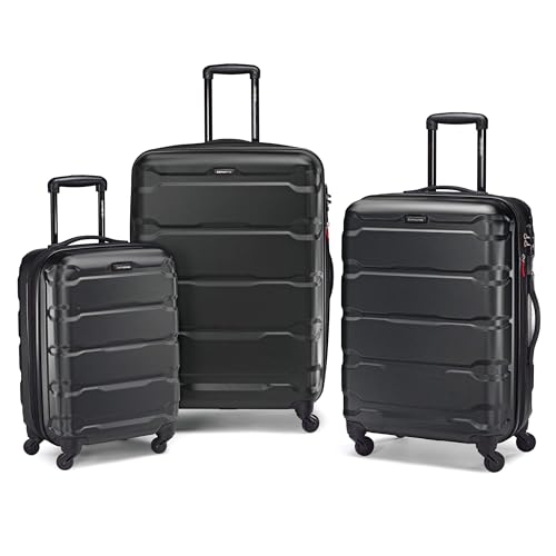 Black Samsonite Omni PC Hardside Luggage, 24" Medium
