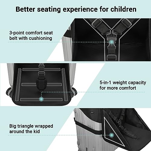 Foldable Kids Travel Seat with Seat Belt