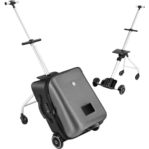 20" Rengue Spinner Luggage w/ Removable Stroller - Black