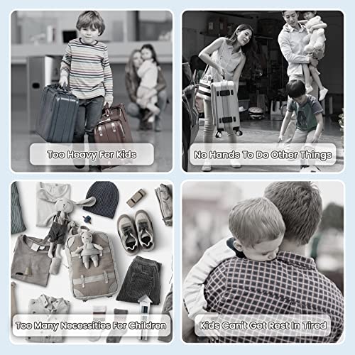 20" Kids Ride-On Suitcase with Spinner Wheels and Password Lock